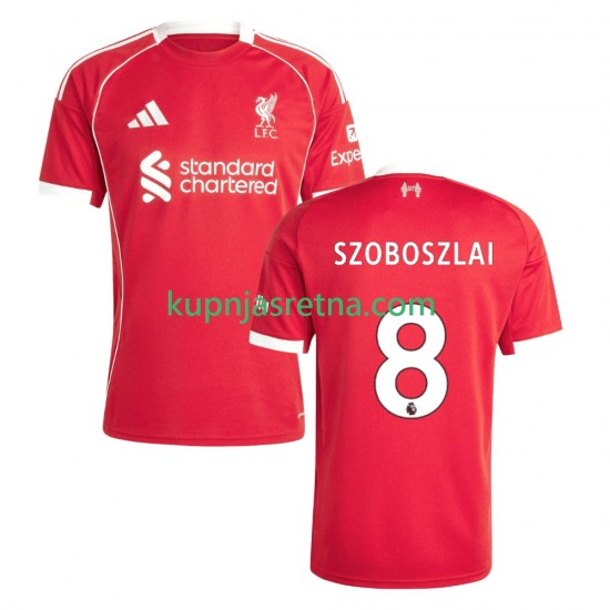 Muškarci Domaći Home Dresova Liverpool Dominik Szoboszlai 8 2025-2026 Kratkih Rukava