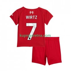 Dječja Domaći Home Dresova Liverpool Florian Wirtz 7 2025-2026 Kratkih Rukava