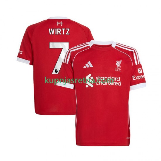 Muškarci Domaći Home Dresova Liverpool Florian Wirtz 7 2025-2026 Kratkih Rukava