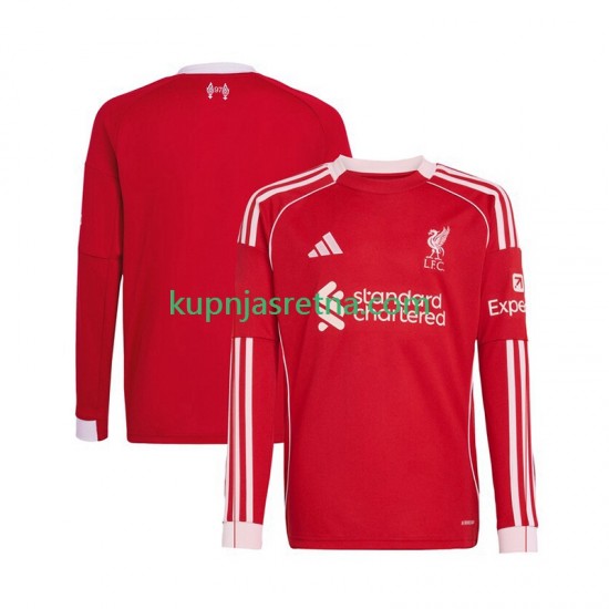 Muškarci Domaći Home Dresova Liverpool 2025-2026 Dugim Rukavima