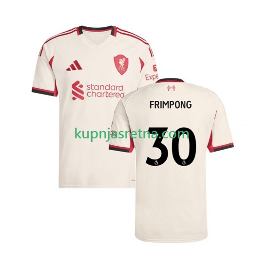 Muškarci Gostujući Away Dresova Liverpool Jeremie Frimpong 30 2025-2026 Kratkih Rukava