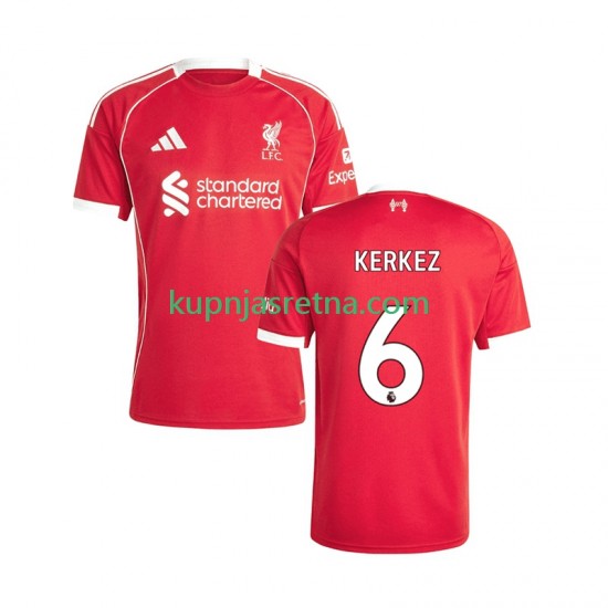 Muškarci Domaći Home Dresova Liverpool Milos Kerkez 6 2025-2026 Kratkih Rukava