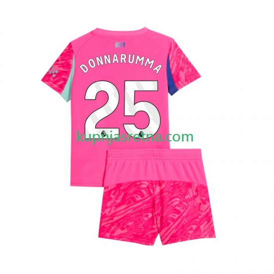 Dječja Gostujući Away Golmanski Dresova Manchester City Gianluigi Donnarumma 25 2025-2026 Kratkih Rukava