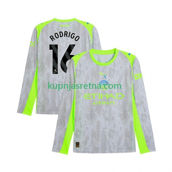 Muškarci Treći Dresova Manchester City Rodrigo Hernandez 16 2025-2026 Dugim Rukavima