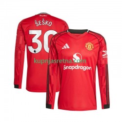 Muškarci Domaći Home Dresova Manchester United Benjamin Sesko 30 2025-2026 Dugim Rukavima