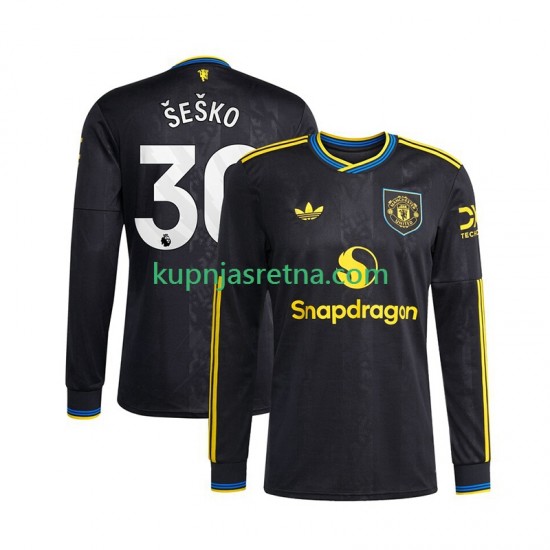 Muškarci Treći Dresova Manchester United Benjamin Sesko 30 2025-2026 Dugim Rukavima