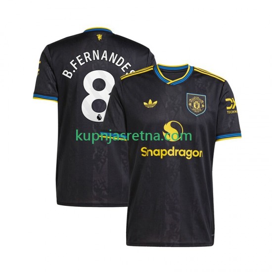 Muškarci Treći Dresova Manchester United Bruno Fernandes 8 2025-2026 Kratkih Rukava