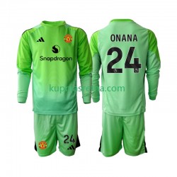 Dječja Četvrti Golmanski Dresova Manchester United Andre Onana 24 2025-2026 Dugim Rukavima