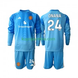Dječja Domaći Home Golmanski Dresova Manchester United Andre Onana 24 2025-2026 Dugim Rukavima