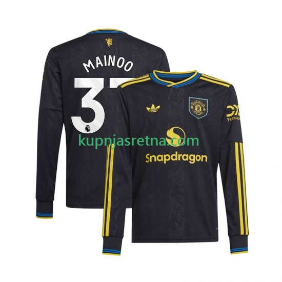 Muškarci Treći Dresova Manchester United Kobbie Mainoo 37 2025-2026 Dugim Rukavima