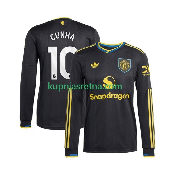 Muškarci Treći Dresova Manchester United Matheus Cunha 10 2025-2026 Dugim Rukavima