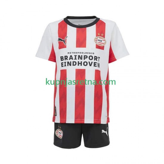 Dječja Domaći Home Dresova PSV Eindhoven 2025-2026 Kratkih Rukava