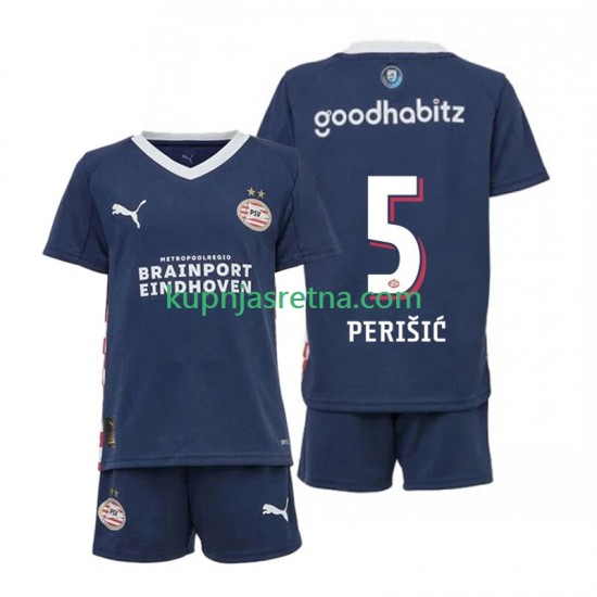 Dječja Gostujući Away Dresova PSV Eindhoven Ivan Perisic 5 2025-2026 Kratkih Rukava