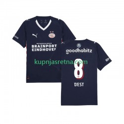 Muškarci Gostujući Away Dresova PSV Eindhoven Sergino Dest 8 2025-2026 Kratkih Rukava