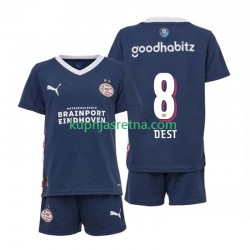Dječja Gostujući Away Dresova PSV Eindhoven Sergino Dest 8 2025-2026 Kratkih Rukava