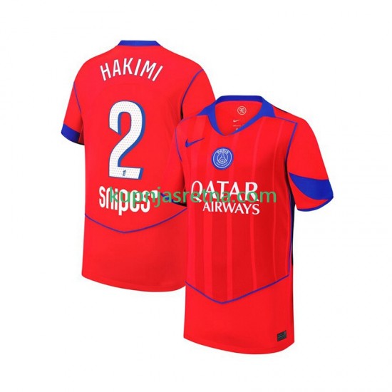 Muškarci Treći Dresova Paris Saint-Germain Achraf Hakimi 2 2025-2026 Kratkih Rukava