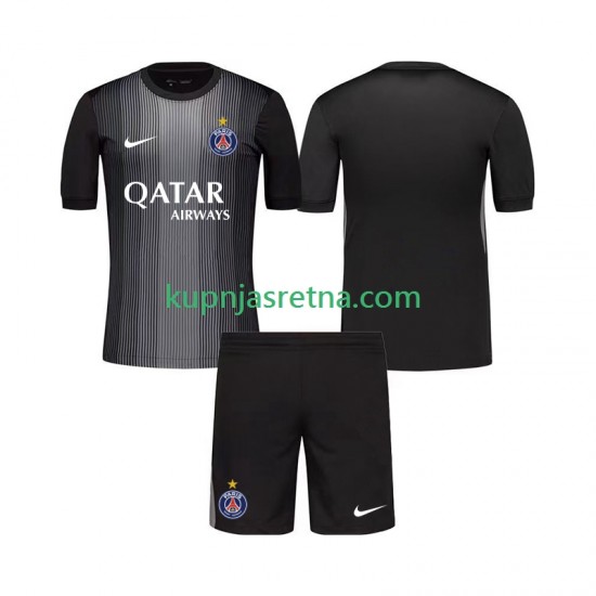 Dječja Domaći Home Golmanski Dresova Paris Saint-Germain 2025-2026 Kratkih Rukava