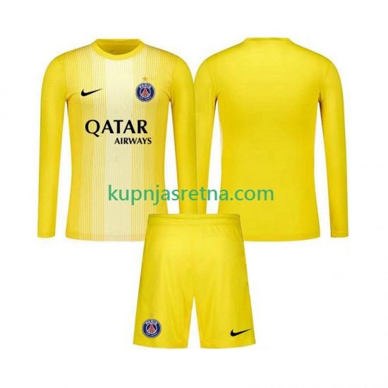 Dječja Treći Golmanski Dresova Paris Saint-Germain 2025-2026 Dugim Rukavima