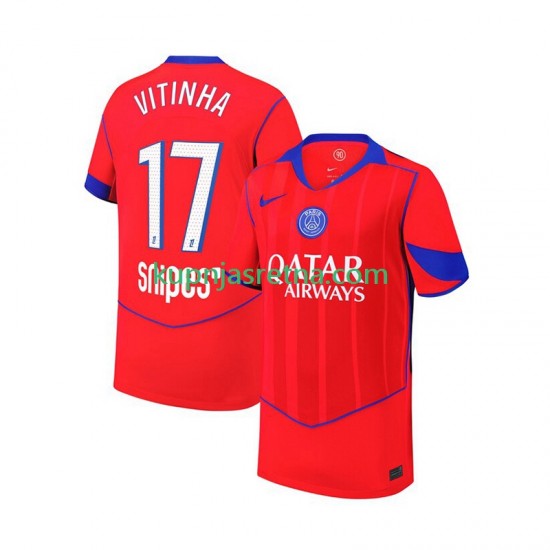 Dječja Treći Dresova Paris Saint-Germain Khvicha Kvaratskhelia 7 2025-2026 Kratkih Rukava
