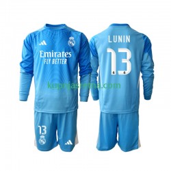 Dječja Domaći Home Golmanski Dresova Real Madrid Andriy Lunin 13 2025-2026 Dugim Rukavima Dječja Domaći Home Golmanski Dresova Real Madrid Andriy Lunin 13 2025-2026 Dugim Rukavima