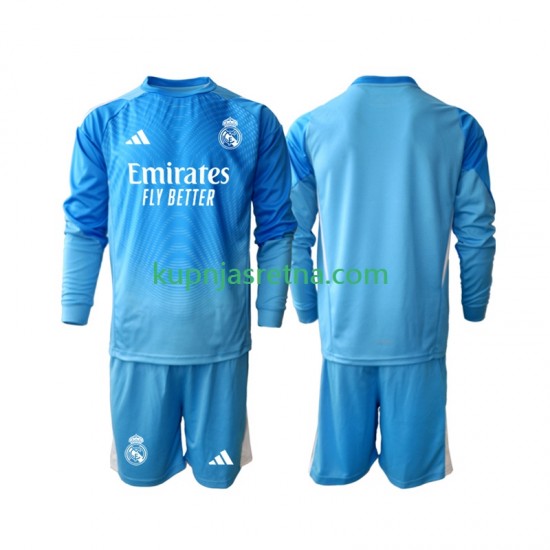 Dječja Domaći Home Golmanski Dresova Real Madrid 2025-2026 Dugim Rukavima