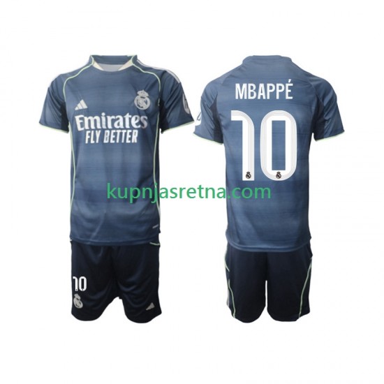 Dječja Gostujući Away Dresova Real Madrid Kylian Mbappe 10 2025-2026 Kratkih Rukava