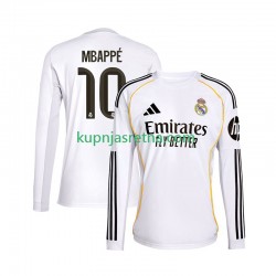 Muškarci Domaći Home Dresova Real Madrid Kylian Mbappe 10 2025-2026 Dugim Rukavima Muškarci Domaći Home Dresova Real Madrid Kylian Mbappe 10 2025-2026 Dugim Rukavima
