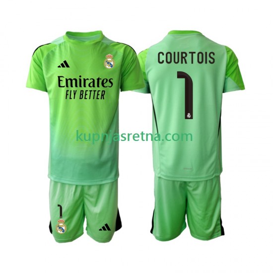 Dječja Gostujući Away Dresova Real Madrid Thibaut Courtois 1 2025-2026 Kratkih Rukava
