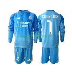Dječja Domaći Home Dresova Real Madrid Thibaut Courtois 1 2025-2026 Dugim Rukavima Dječja Domaći Home Dresova Real Madrid Thibaut Courtois 1 2025-2026 Dugim Rukavima