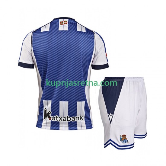 Dječja Domaći Home Dresova Real Sociedad 2025-2026 Kratkih Rukava