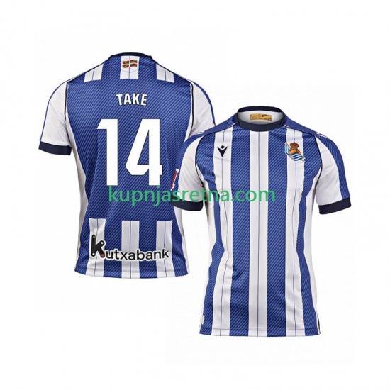 Muškarci Domaći Home Dresova SAD Real Sociedad Takef Kubo 14 2025-2026 Kratkih Rukava