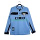 Muškarci Domaći Home Dresova SS Lazio Retro 1998 1999 Dugim Rukavima