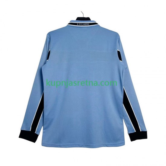 Muškarci Domaći Home Dresova SS Lazio Retro 1998 1999 Dugim Rukavima