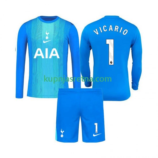 Dječja Gostujući Away Golmanski Dresova Tottenham Hotspur Guglielmo Vicario 1 2025-2026 Dugim Rukavima