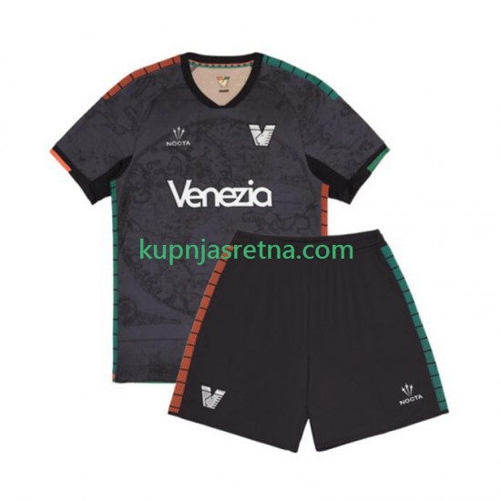 Dječja Domaći Home Dresova Venezia 2025-2026 Kratkih Rukava