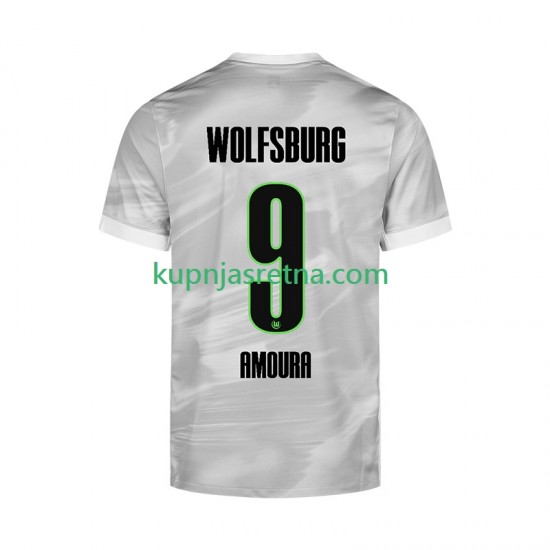 Muškarci Gostujući Away Dresova VfL Wolfsburg Mohamed Amoura 9 2025-2026 Kratkih Rukava