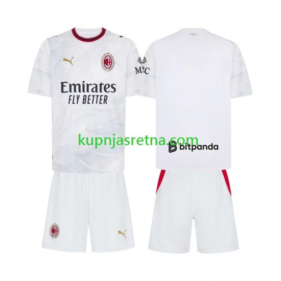 Dječja Gostujući Away Dresova AC Milan 2026-2027 Kratkih Rukava