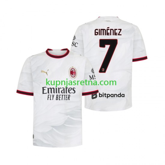 Muškarci Gostujući Away Dresova AC Milan Gimenez 7 2026-2027 Kratkih Rukava