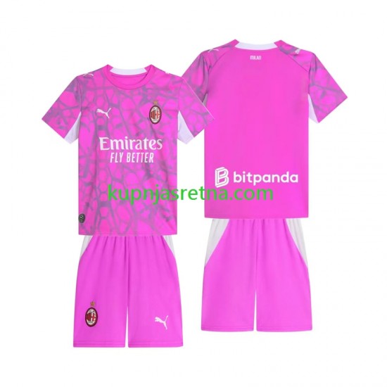 Dječja Gostujući Away Golmanski Dresova AC Milan 2026-2027 Kratkih Rukava