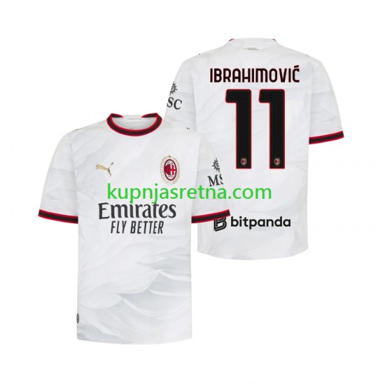 Muškarci Gostujući Away Dresova AC Milan Ibrahimovic 11 2026-2027 Kratkih Rukava