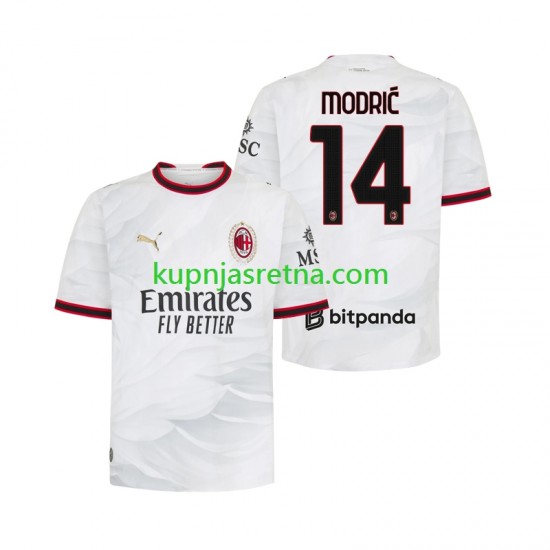 Muškarci Gostujući Away Dresova AC Milan Luka Modric 14 2026-2027 Kratkih Rukava