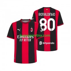 Muškarci Domaći Home Dresova AC Milan Ronaldinho 80 2026-2027 Kratkih Rukava