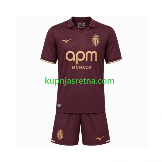 Dječja Gostujući Away Dresova AS Monaco 2026-2027 Kratkih Rukava