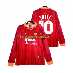 Muškarci Domaći Home Dresova Roma Totti 10 Retro 1999 2000 Dugim Rukavima