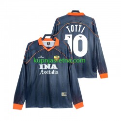 Muškarci Treći Dresova Roma Totti 10 Retro 1999 2000 Dugim Rukavima