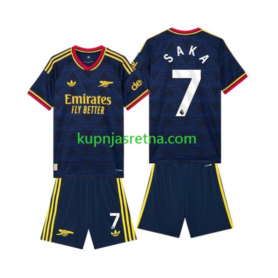 Dječja Gostujući Away Dresova Arsenal Bukayo Saka 7 2026-2027 Kratkih Rukava