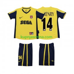Dječja Gostujući Away Dresova Arsenal Thierry Henry 14 Retro 2000 2001 Kratkih Rukava