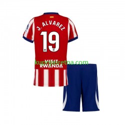 Dječja Domaći Home Dresova Atlético Madrid Julian Alvarez 19 2026-2027 Kratkih Rukava
