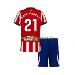 Dječja Domaći Home Dresova Atlético Madrid Obed Vargas 21 2026-2027 Kratkih Rukava