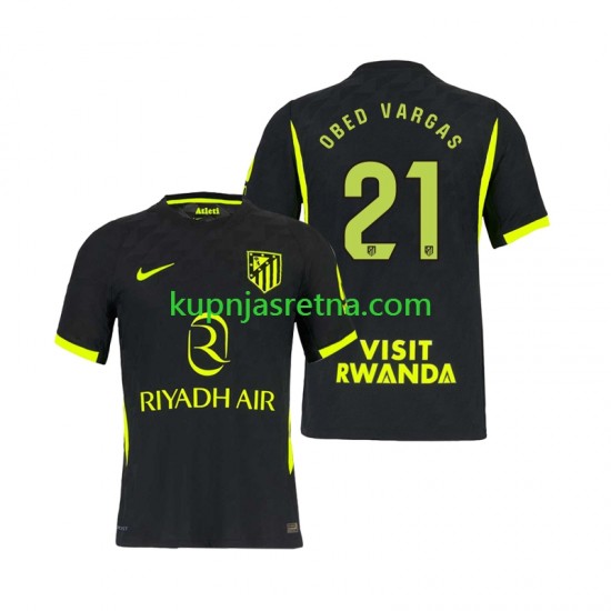 Muškarci Gostujući Away Dresova Atlético Madrid Obed Vargas 21 2026-2027 Kratkih Rukava